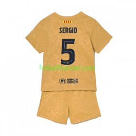 Barn Fotballdrakter FC Barcelona Sergio Busquets 5 Borte 2022-23 Kortermet